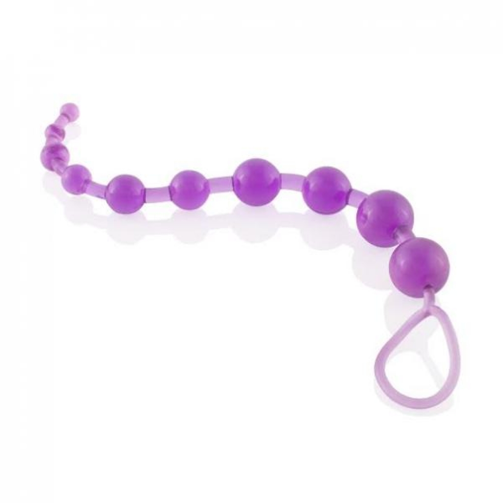 Assential Anal Beads 10 Purple - Anal Beads