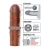 Mega 2 Inch Extension - Brown - Penis Extensions