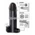 Vibrating Real Feel 2 Inches Extension - Black - Penis Extensions