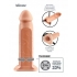 8 Inches Silicone Hollow Extension Beige - Penis Extensions