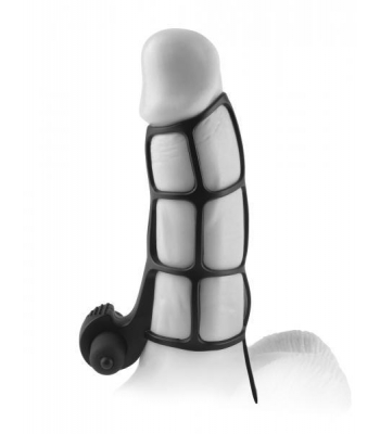 Deluxe Silicone Power Cage - Black - Chastity & Cock Cages