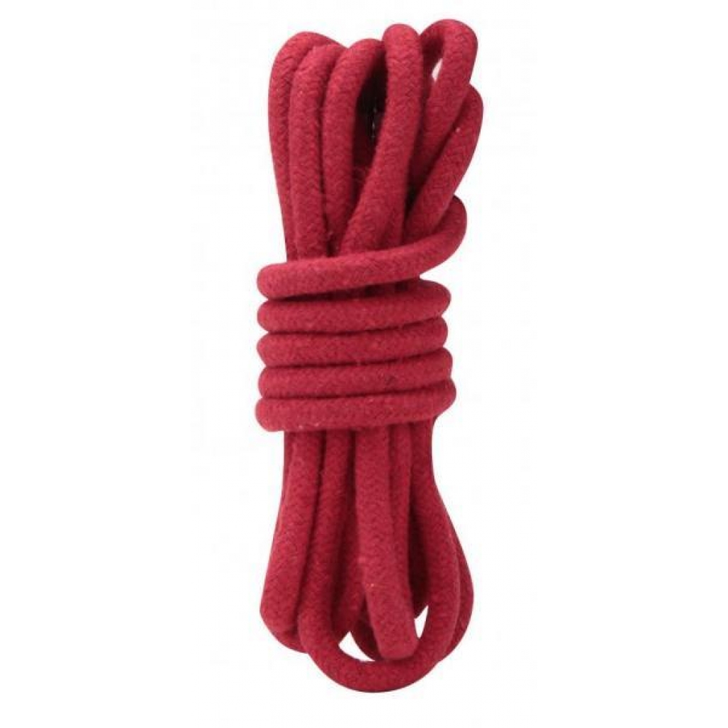 Lux Fetish Bondage Rope Red 10 Feet - Rope, Tape & Ties