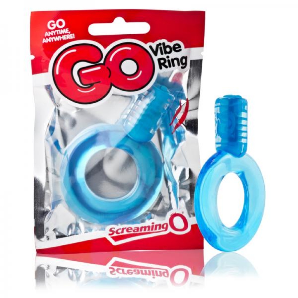Screaming O Go Vibe Ring Blue - Couples Vibrating Penis Rings