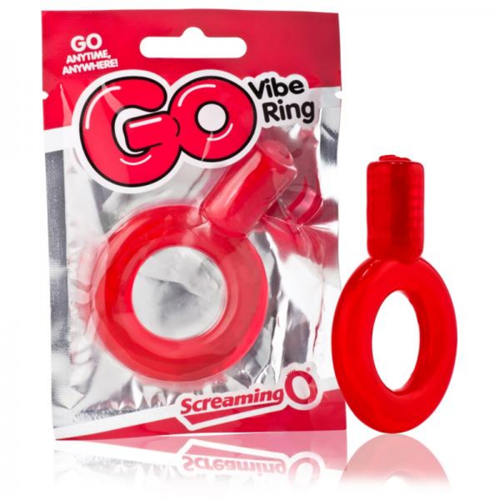 Screaming O Go Vibe Ring Red - Couples Vibrating Penis Rings
