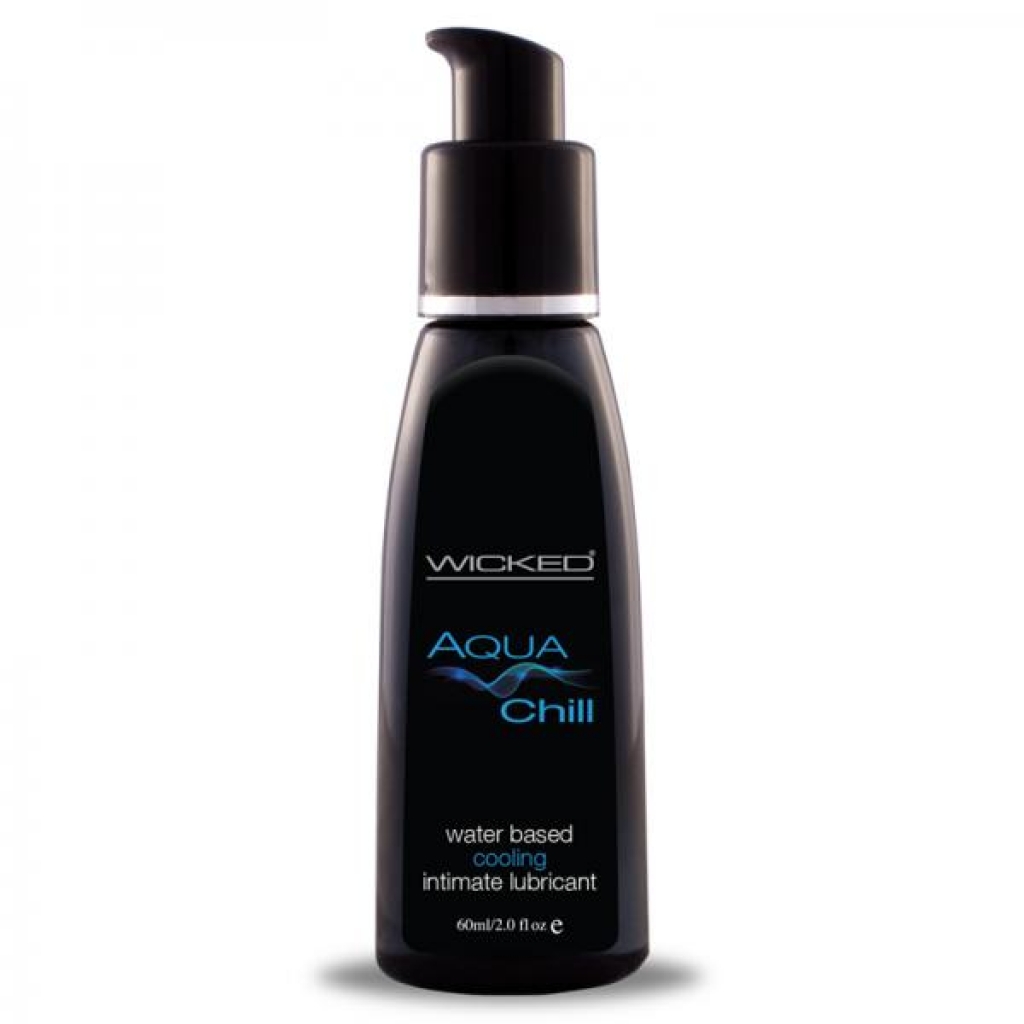 Wicked Aqua Chill Waterbased Cooling Sensatioln Lubricant 2oz. - Lubricants