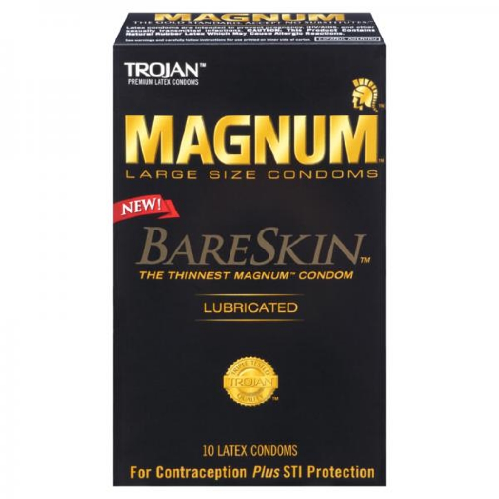 Trojan Magnum Bareskin Condoms (10) - Condoms