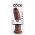 King Cock 10 Inches Dildo Brown - Huge Dildos