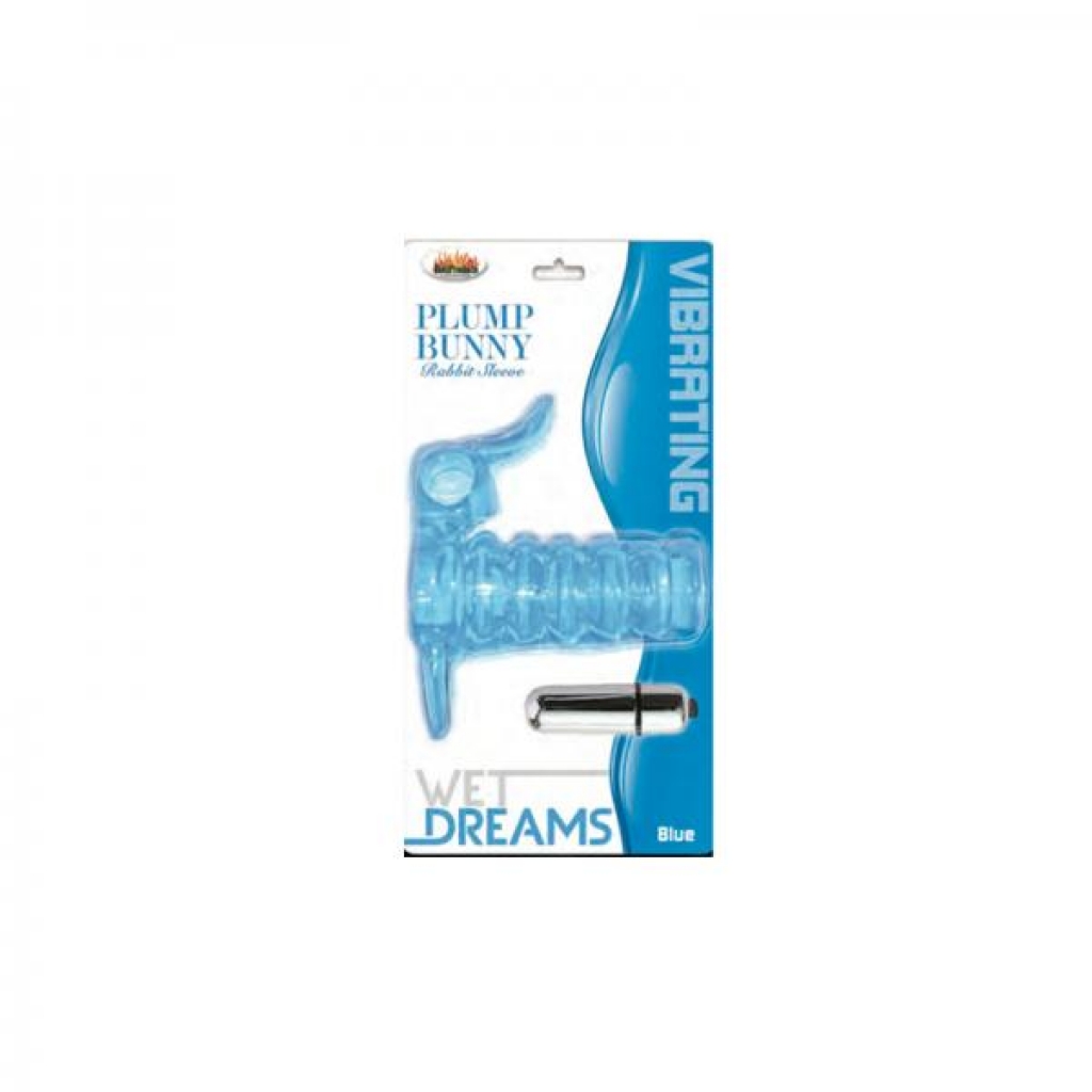 Wet Dreams Plump Bunny Blue Sleeve - Penis Sleeves & Enhancers