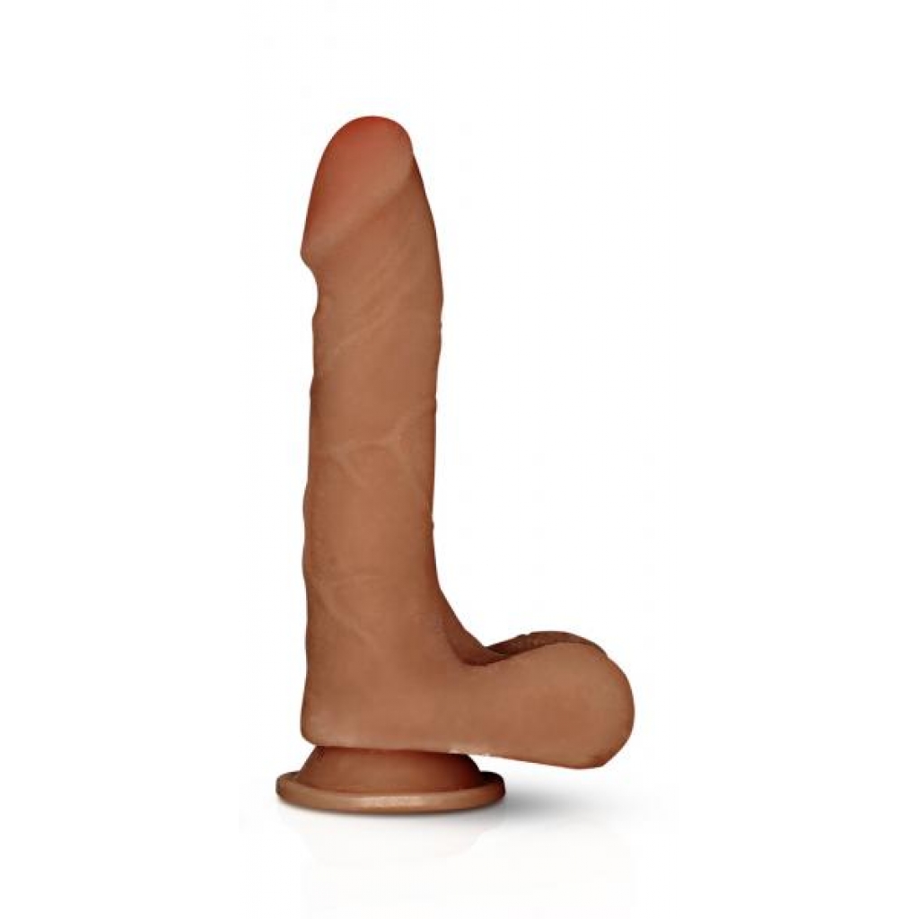 X5 Grinder Latin Realistic Dildo Brown - Realistic Dildos & Dongs