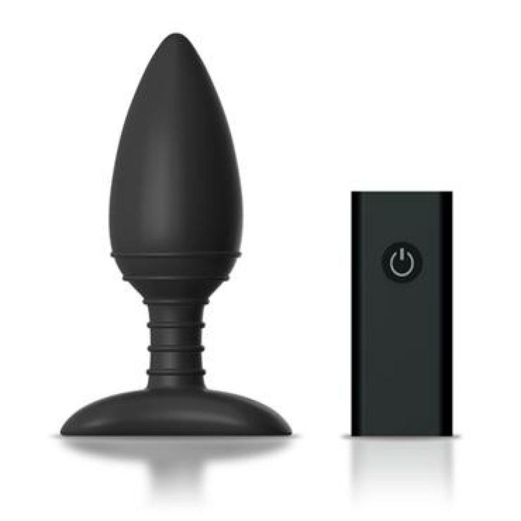 Nexus Ace Remote Control Medium Butt Plug Black - Anal Plugs