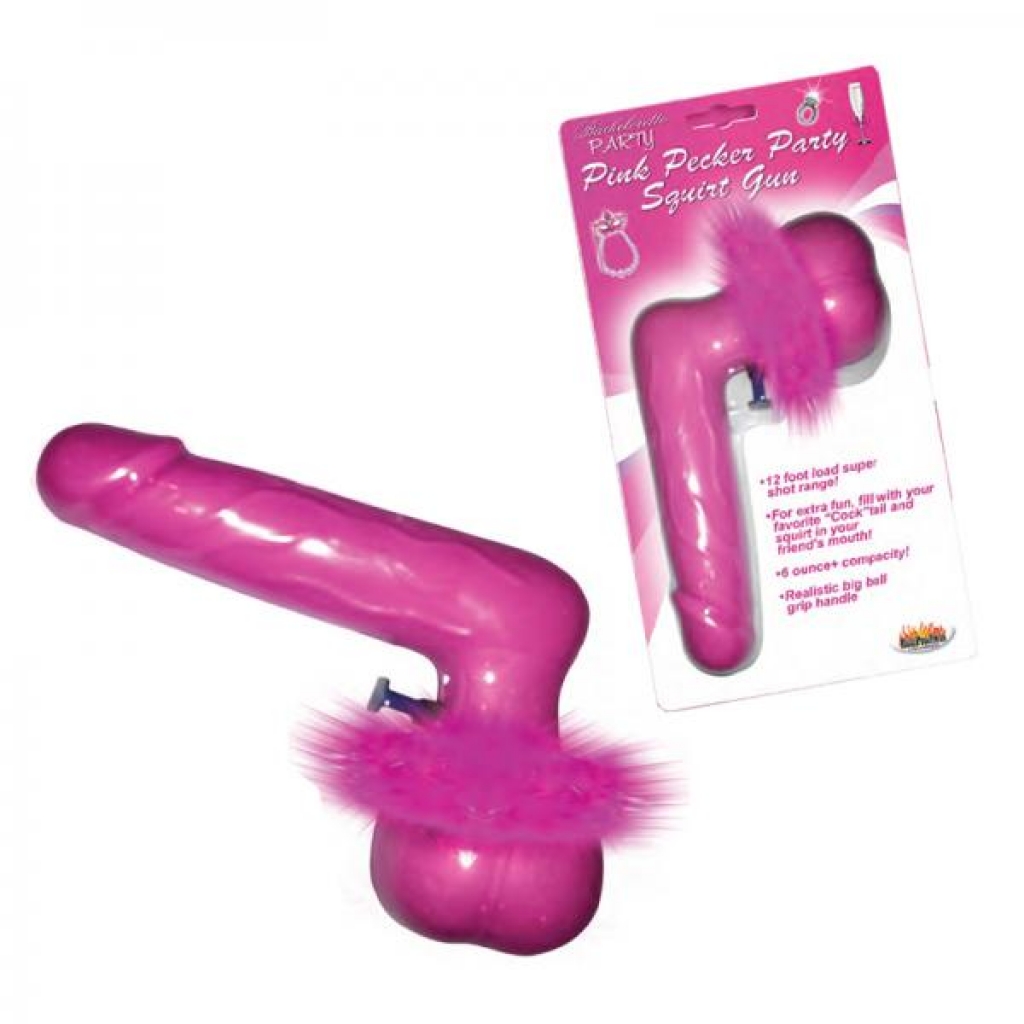 Pink Pecker Party Squirt Gun - Party Hot Games