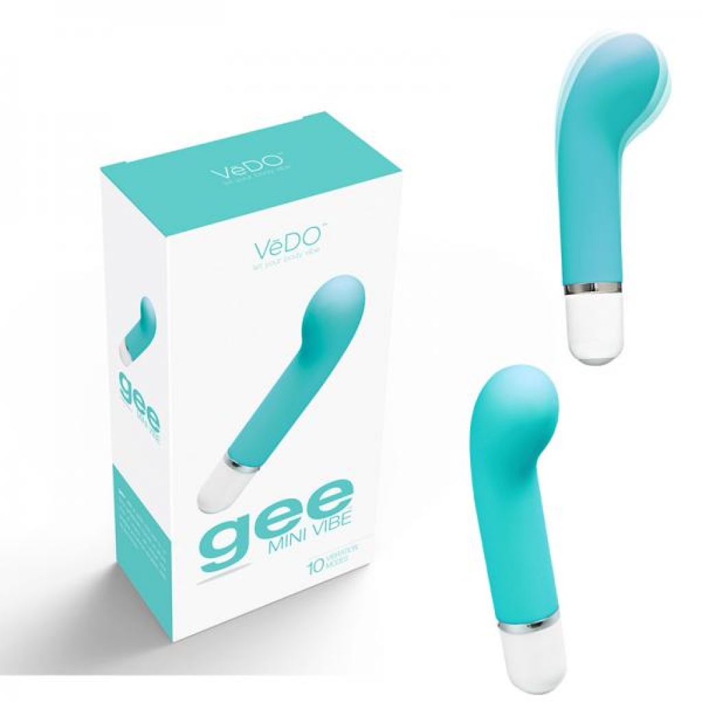 Vedo Gee Mini Vibe Tease Me Turquoise - G-Spot Vibrators