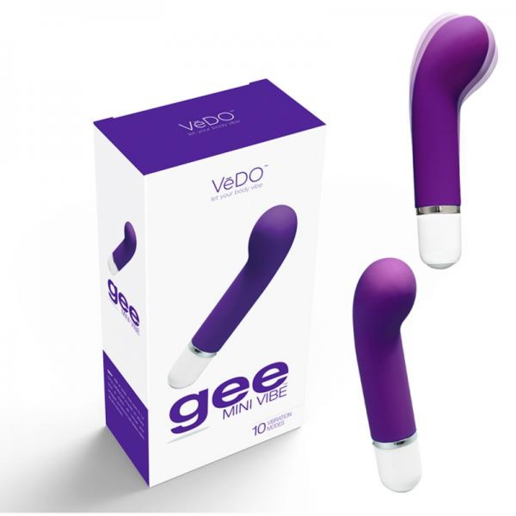 Vedo Gee Mini Vibe Into You Indigo - G-Spot Vibrators