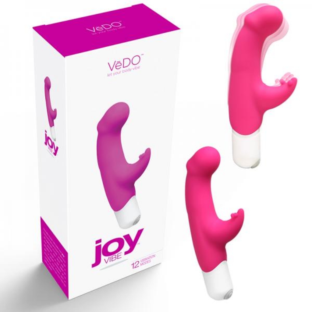 Vedo Joy Mini Vibe Hot In Bed Pink - Rabbit Vibrators