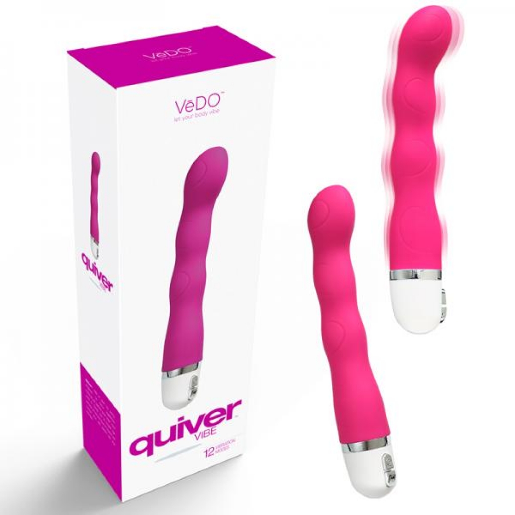 Vedo Quiver Mini Vibe Hot In Bed Pink - G-Spot Vibrators