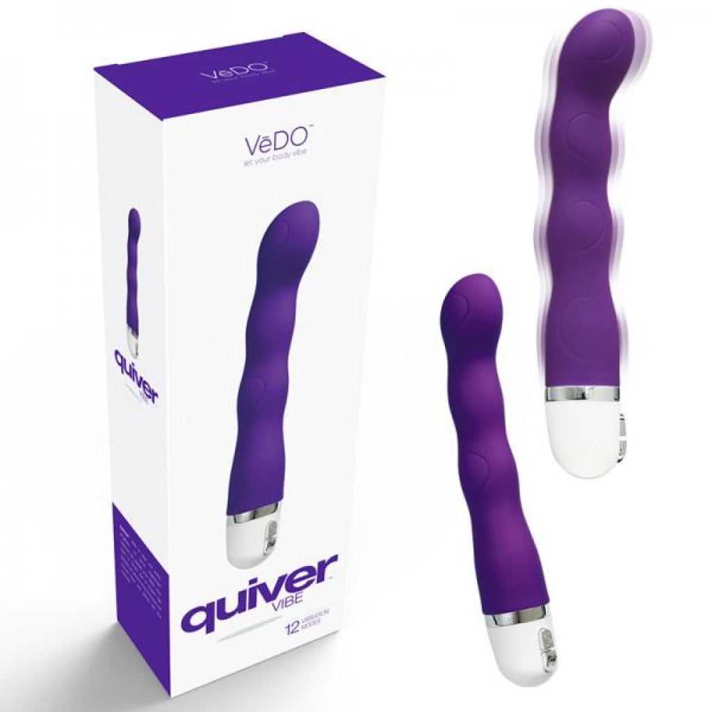 Vedo Quiver Mini Vibe Into You Indigo - G-Spot Vibrators