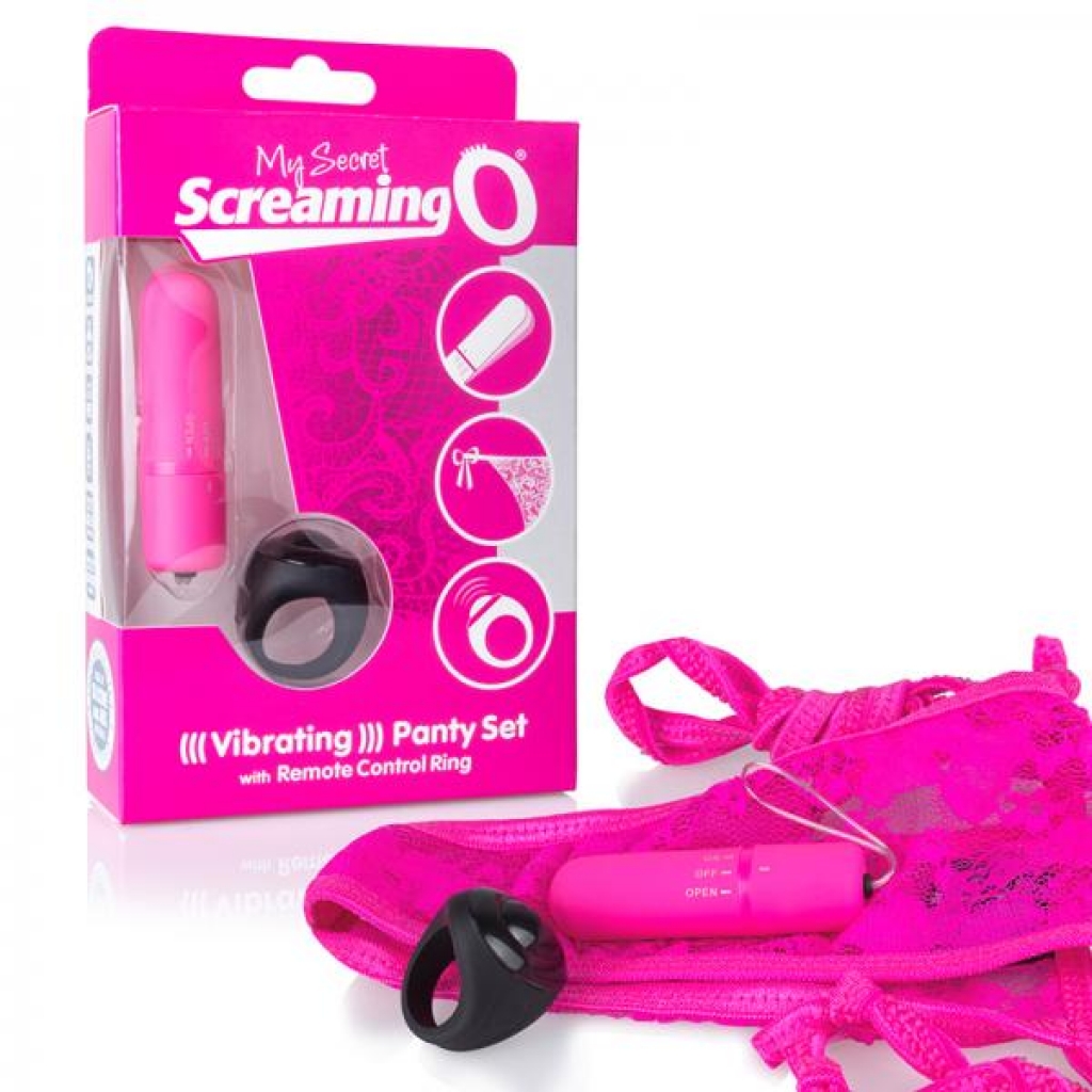 Screaming O My Secret Screaming O Remote Control Panty Vibe Pink - Vibrating Panties