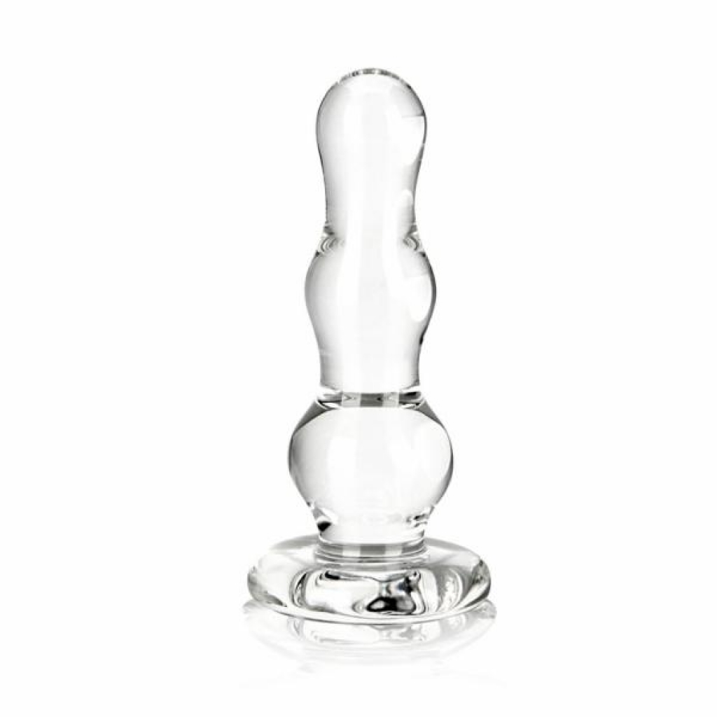 Glass Butt Plug 4 Inches Clear - Anal Plugs
