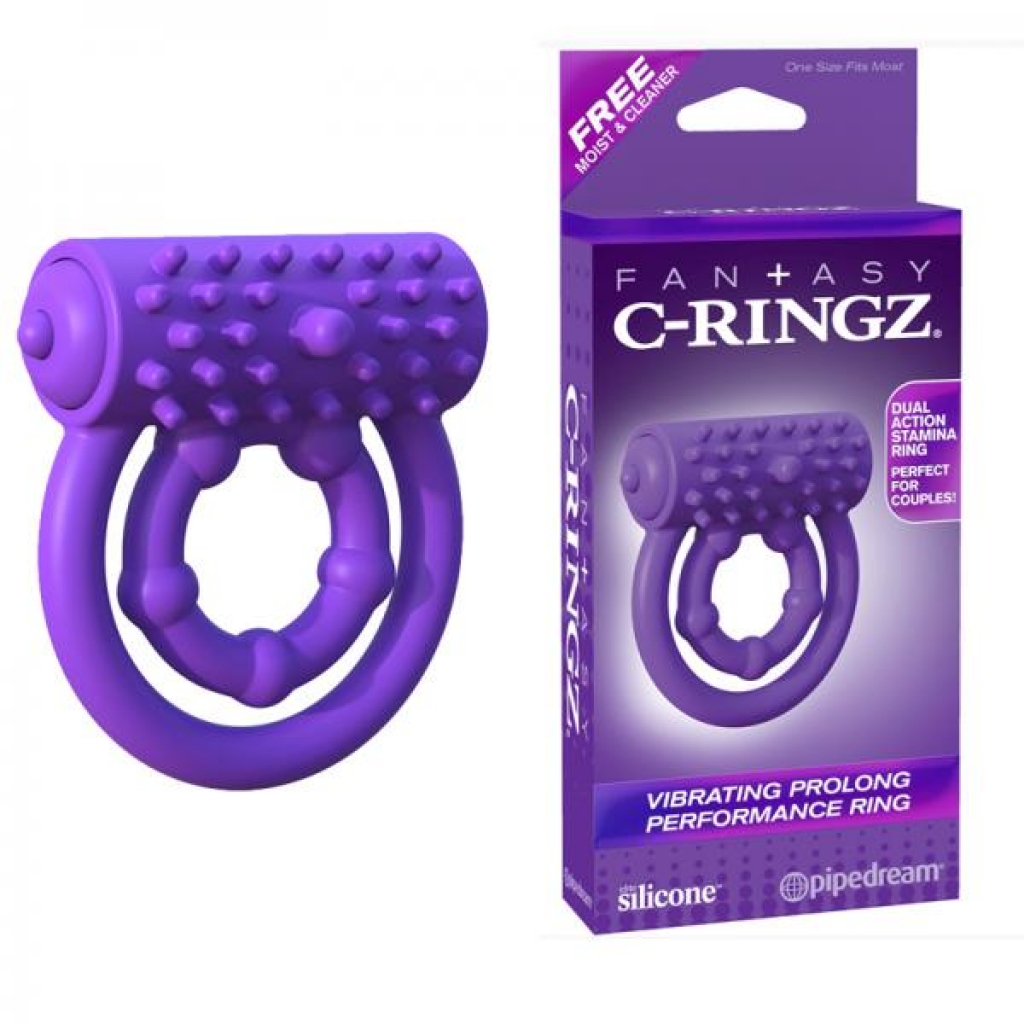 Fantasy C-ringz Prolong Ring - Couples Vibrating Penis Rings