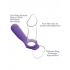 Fantasy C-Ringz Ride N Glide Couples Ring Purple - Couples Vibrating Penis Rings