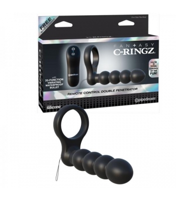 Fcr - Remote Control Double Penetrator - Double Penetration Penis Rings
