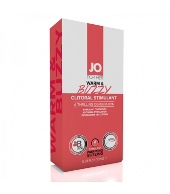 Jo Warm & Buzzy - Original - Stimulant (water-based) 0.34 Fl Oz / 10 Ml - For Women