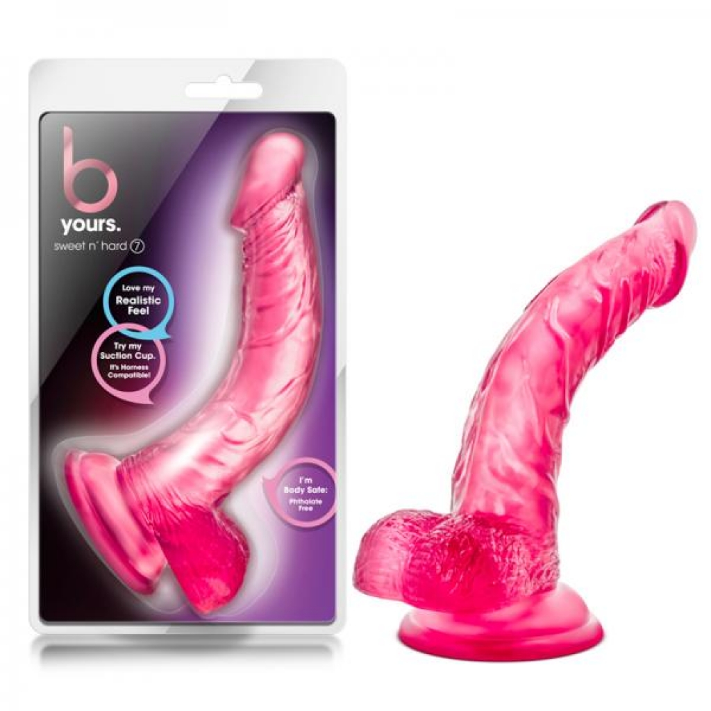 B Yours - Sweet N Hard 7 - Pink - Realistic Dildos & Dongs