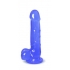 Sweet N Hard #4 Dong With Suction Cup & Balls Blue - Realistic Dildos & Dongs