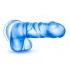 Sweet N Hard #4 Dong With Suction Cup & Balls Blue - Realistic Dildos & Dongs