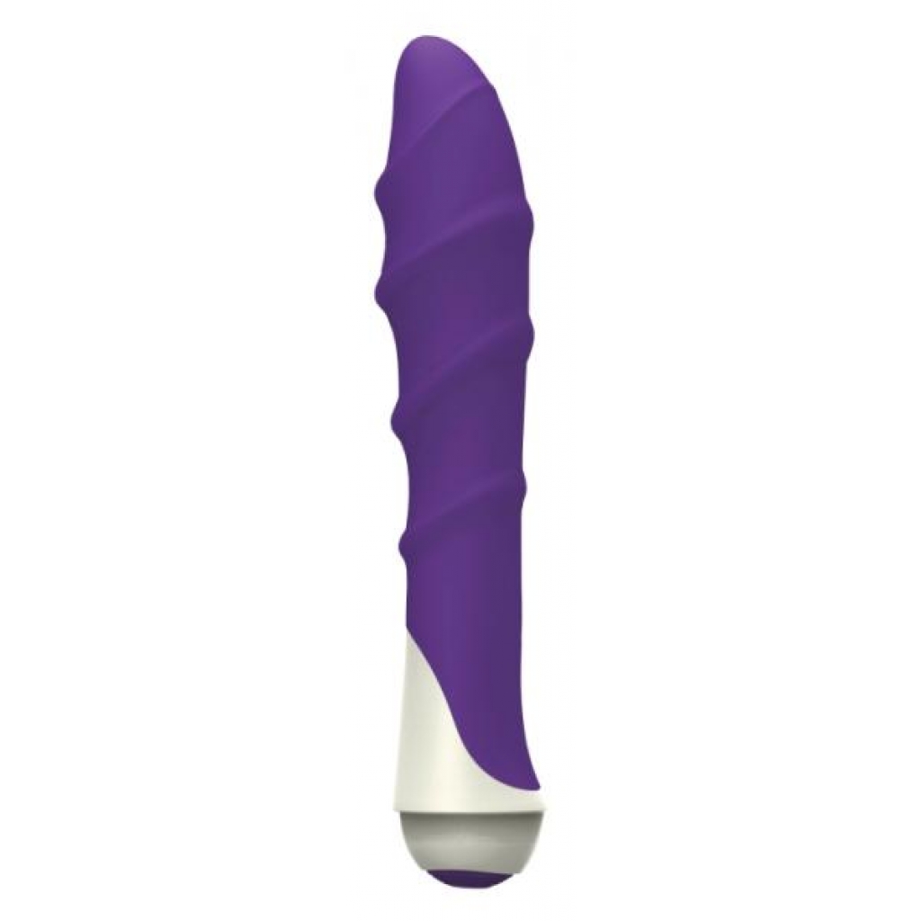 Lily 7 Function Waterproof Silicone Vibe Purple - G-Spot Vibrators