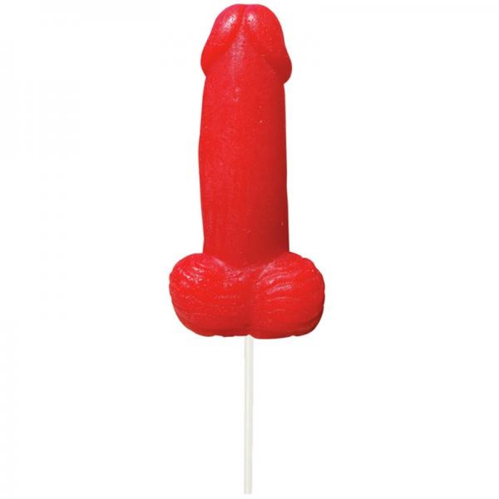 Jumbo Gummy Cock Pop Strawberry - Adult Candy and Erotic Foods
