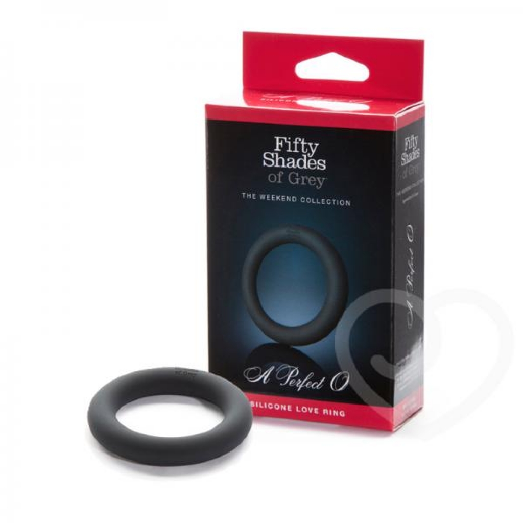 Fifty Shades Of Grey A Perfect O Silicone Love Ring - Classic Penis Rings