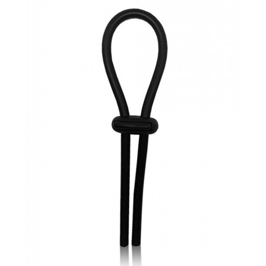 Rock Solid Silicone Lasso Adjustable Cock Tie - Adjustable & Versatile Penis Rings