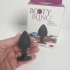 Booty Bling Small Black Plug Pink Stone - Anal Plugs