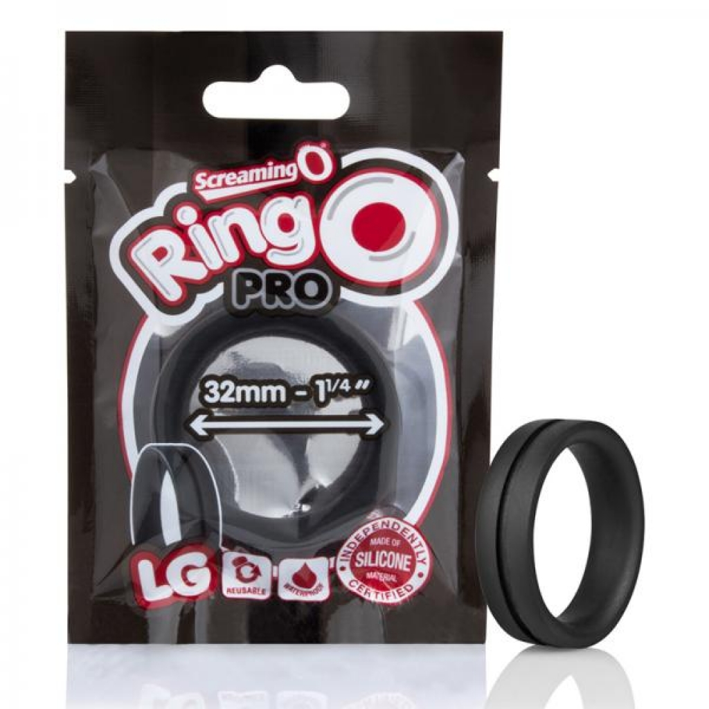 Screaming O Ringo Pro Lg Black - Classic Penis Rings