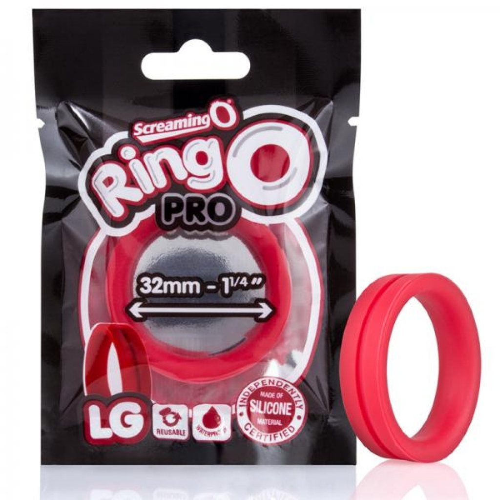 Screaming O Ringo Pro Lg Red - Classic Penis Rings