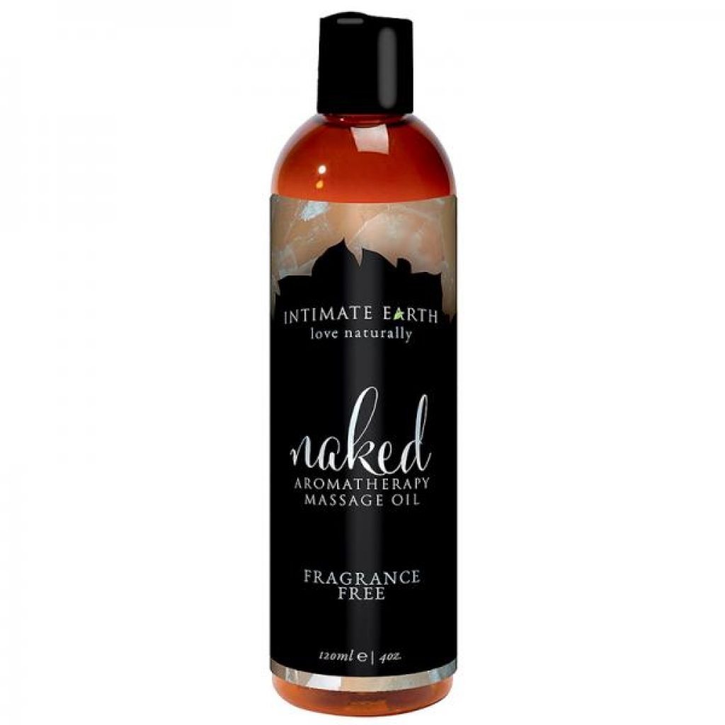 Intimate Earth Naked Massage Oil 120ml. - Sensual Massage Oils & Lotions