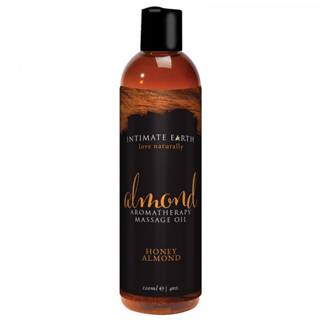 Intimate Earth Almond Massage Oil 4oz - Sensual Massage Oils & Lotions
