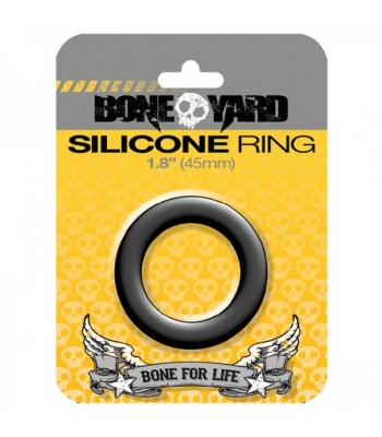Boneyard Silicone Ring 45mm Black - Classic Penis Rings