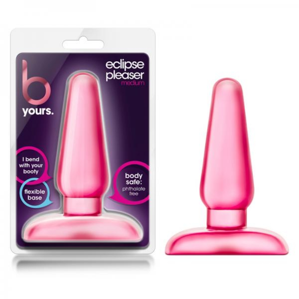 B Yours - Eclipse Anal Pleaser - Medium - Pink - Anal Plugs