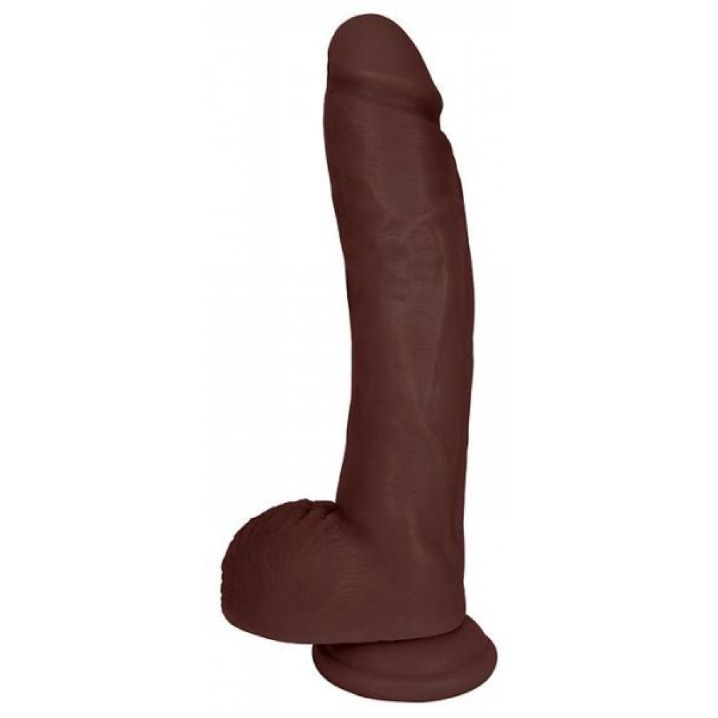 Jock Dong 10 inches with Balls Chocolate Brown - Realistic Dildos & Dongs