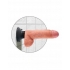 King Cock 7 inches Vibrating Cock with Balls Beige - Realistic