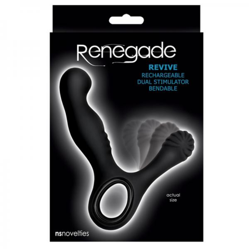 Renegade Revive Prostate Massager Black - Prostate Massagers