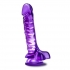 B Yours Basic 8 Purple Realistic Dildo - Realistic Dildos & Dongs
