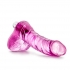 Naturally Yours Vibrating Ding Dong Pink Dildo - Realistic