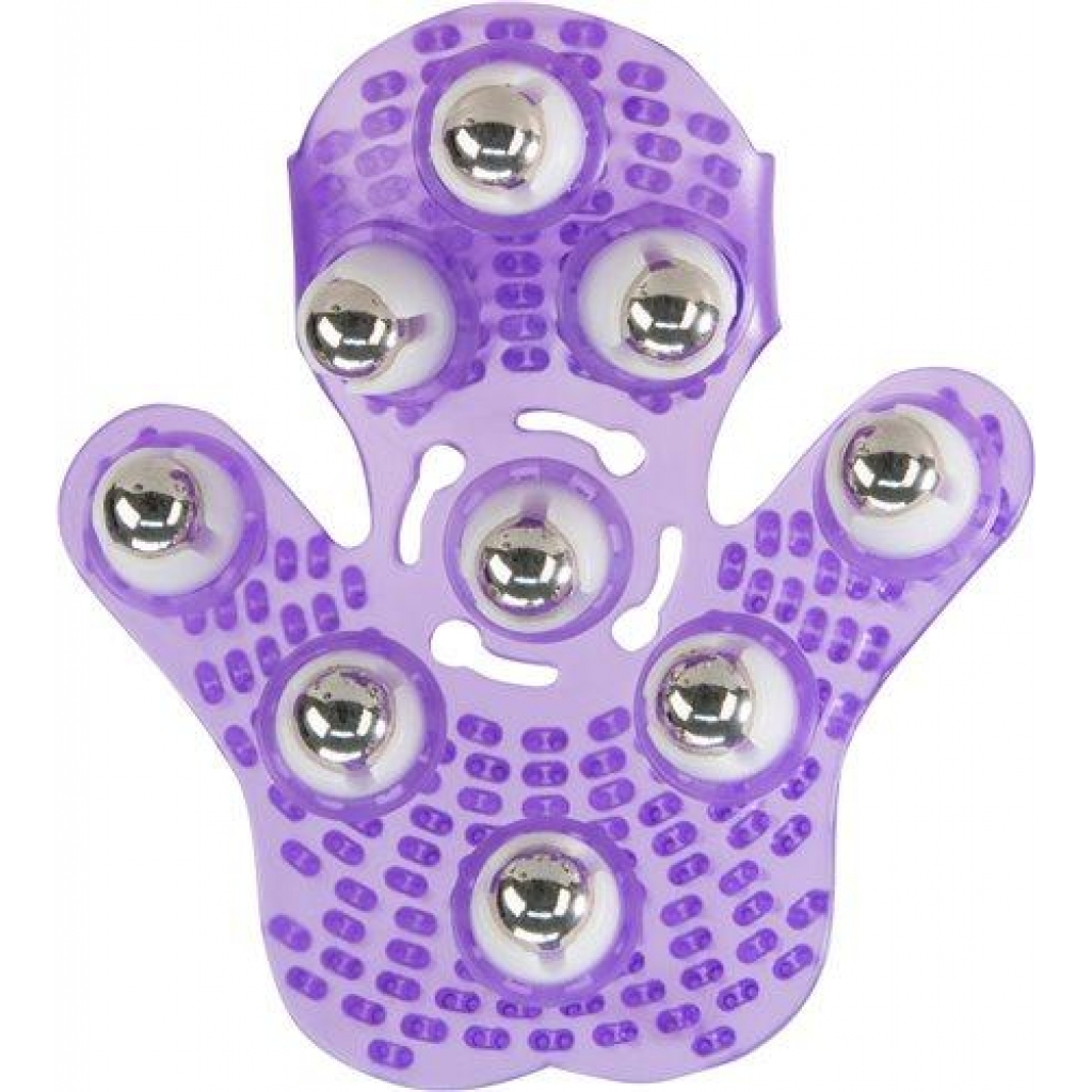 Roller Balls Massager Purple Massage Glove - Massagers