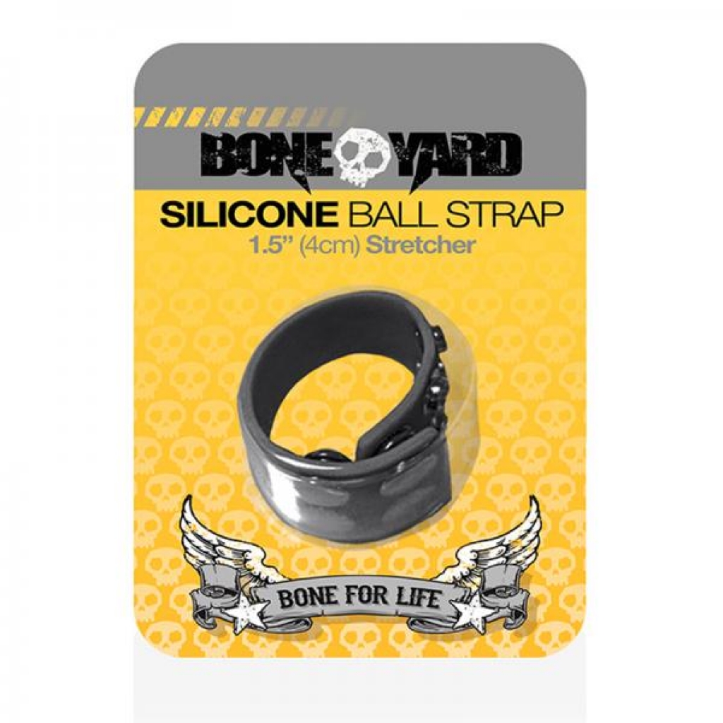Boneyard Ball Strap Black - Adjustable & Versatile Penis Rings