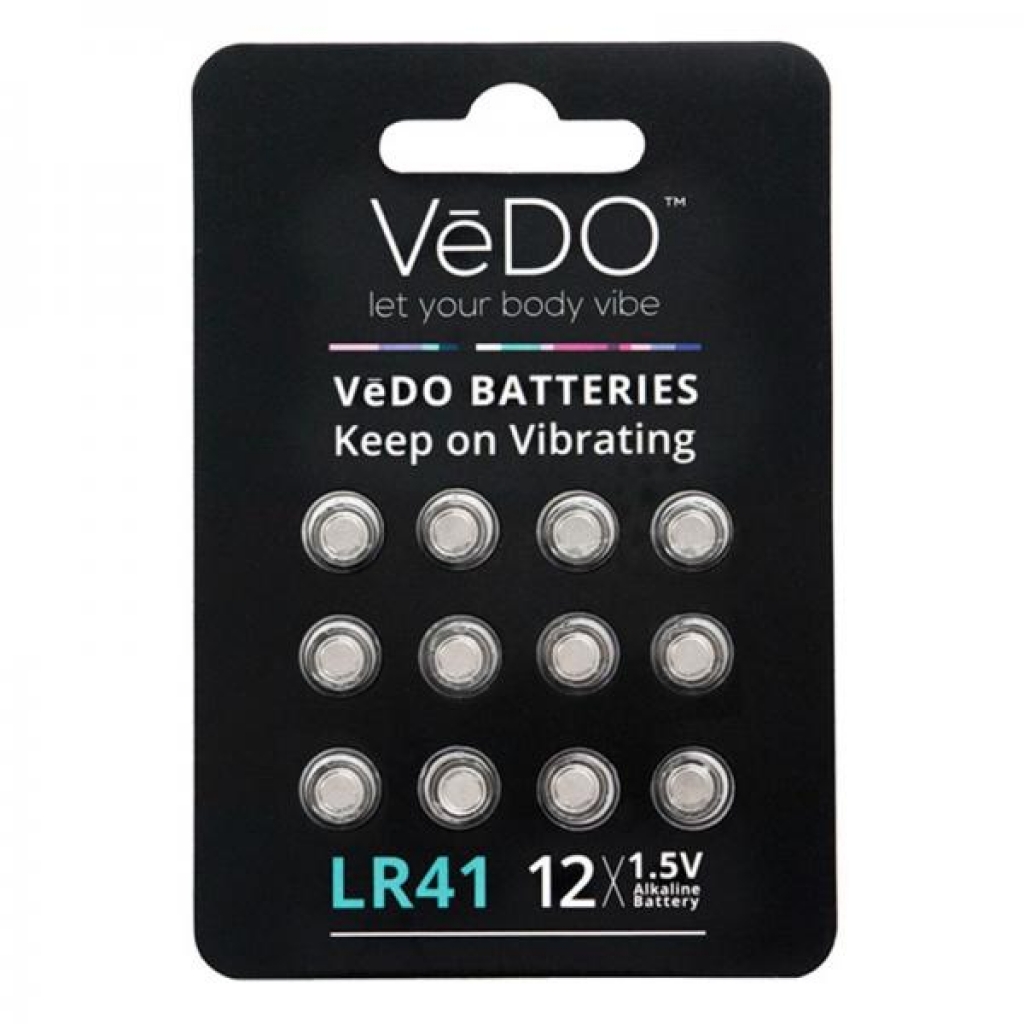 Vedo LR41 Batteries 1.5 Volt 12 Pack - Batteries & Chargers