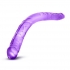 B Yours 16 inches Double Dildo Purple - Double Dildos
