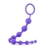 Luxe Silicone 10 Beads Purple - Anal Beads